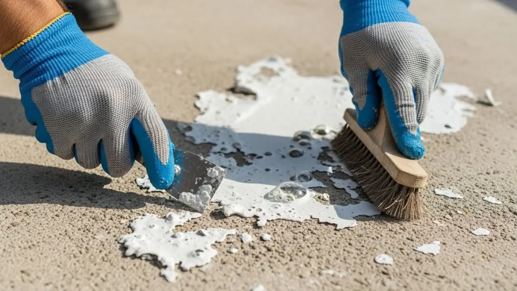 Apply Paint Remover or Scrape