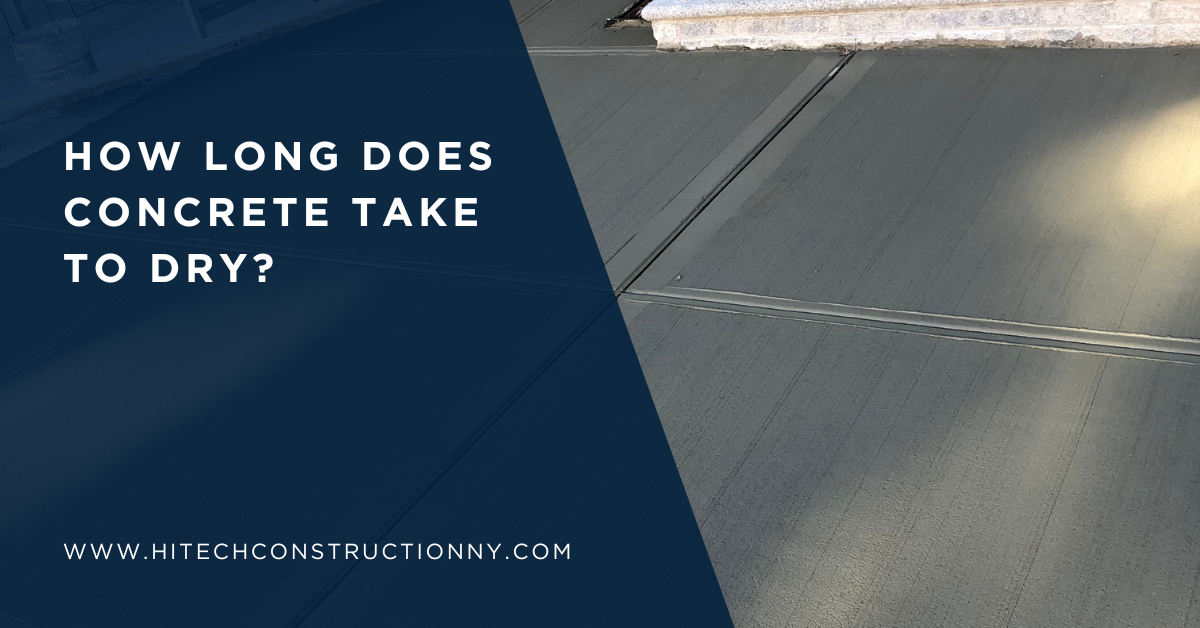 How Long Does Concrete Take to Dry