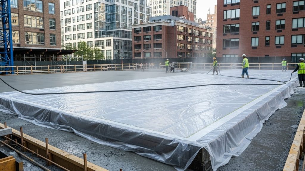 concrete curing process new york