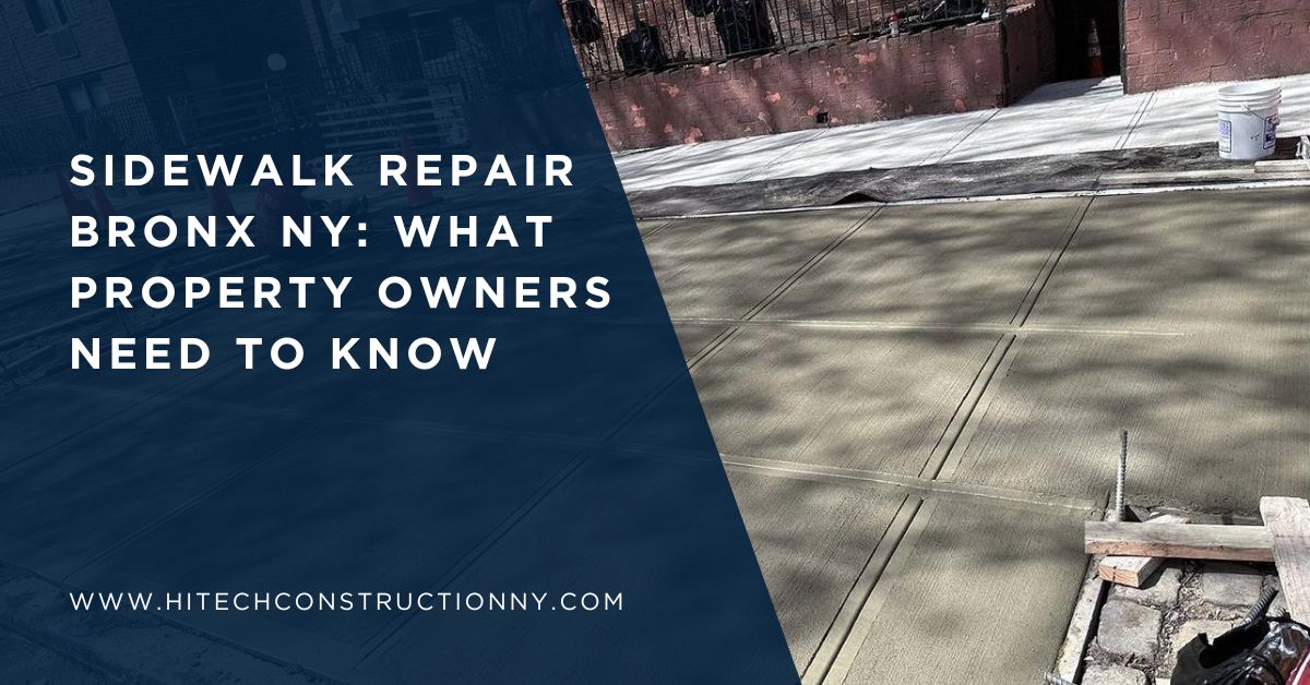 Sidewalk Repair Bronx NY