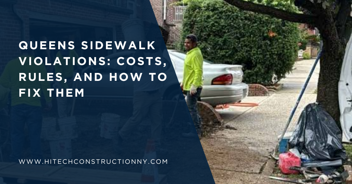 Queens Sidewalk Violations